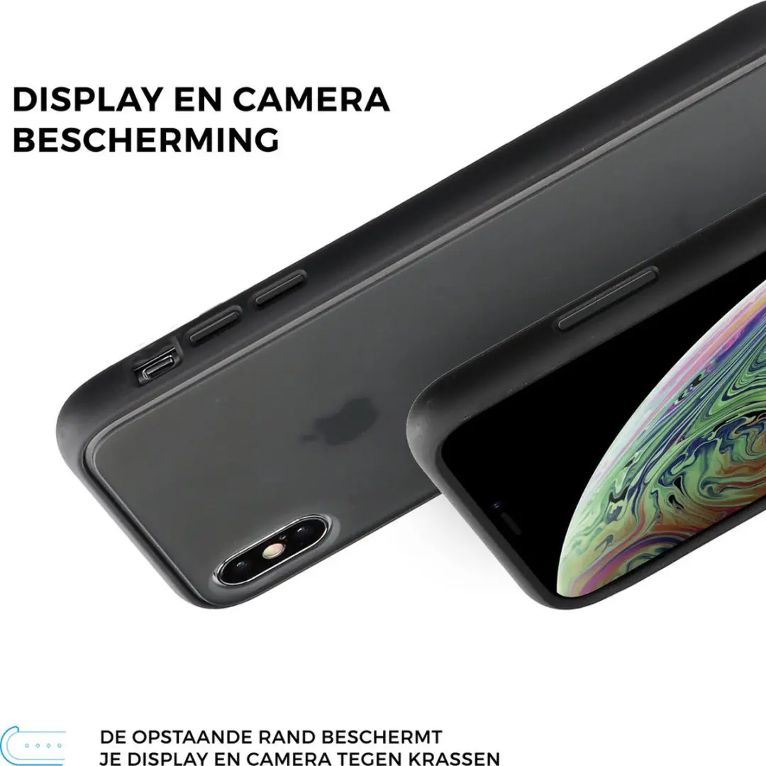 Mobiparts Classic Hard Cover iPhone 11 Pro Max MP-5002679 - Zwart/Grijs
