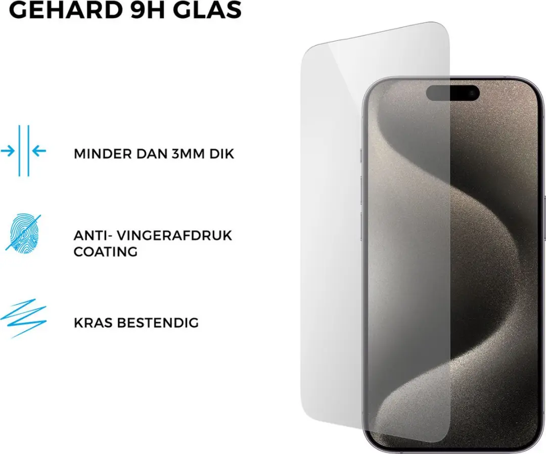 Mobiparts Classic Wallet Hoesje iPhone 15 Pro MP-5001841 - Grijs
