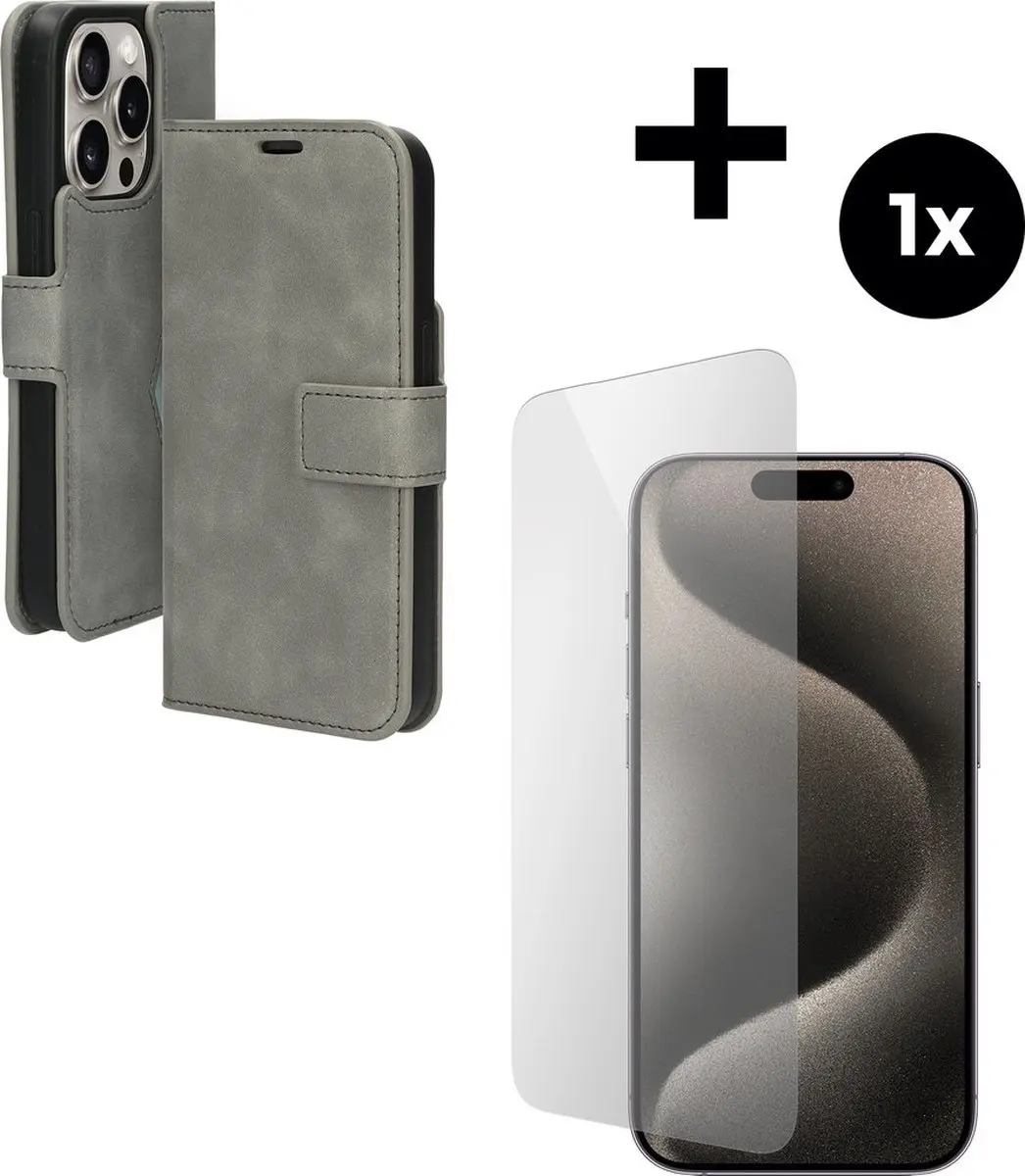 Mobiparts Classic Wallet Hoesje iPhone 15 Pro MP-5001841
