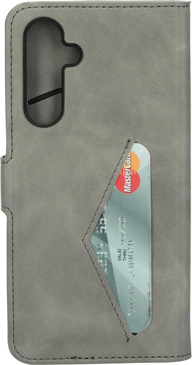 Mobiparts MP-123723 Hoesje Samsung Galaxy A54 - Wallet Grijs - afbeelding 6 van 6