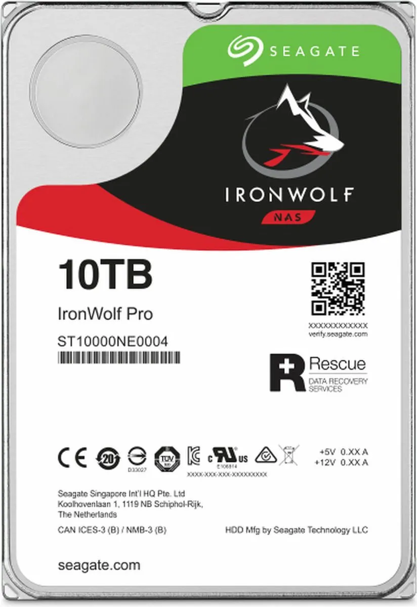 Seagate IronWolf Pro ST10000NT001 NAS HDD 10TB