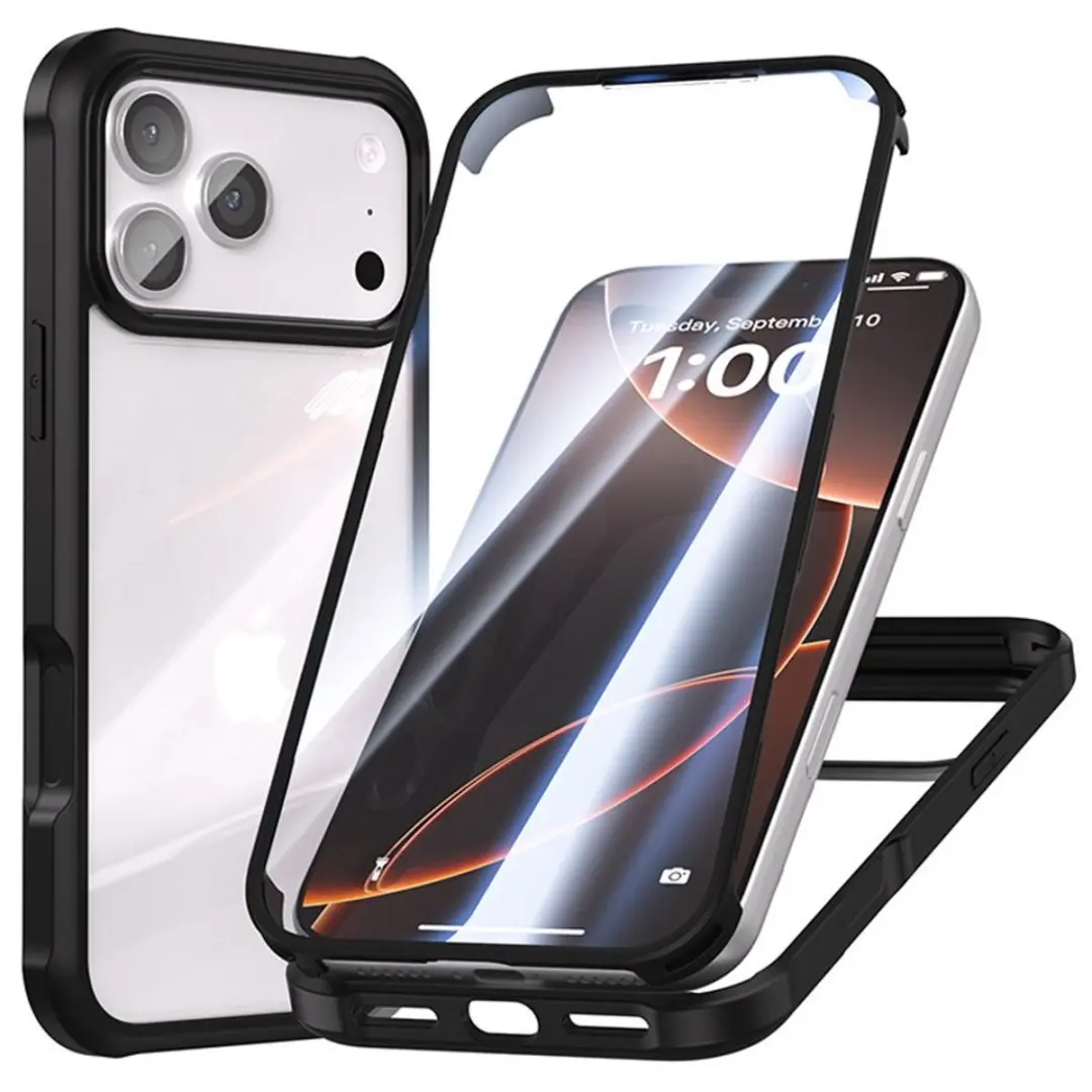 MobiQ Rugged 360° Full Body Hoesje iPhone 17 Pro