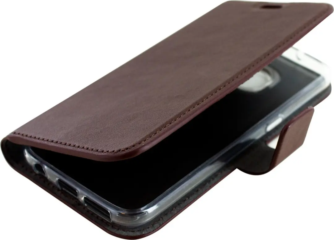 Mobiparts MP-73955 Hoesje Samsung Galaxy S7 - Wallet - Eco Leer Bruin
