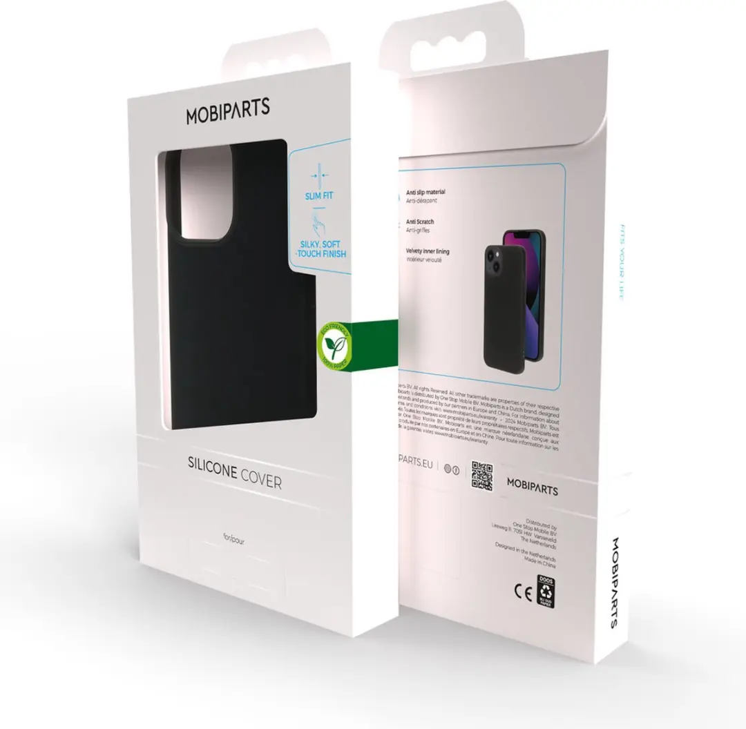 Mobiparts MP-5000464 Silicone Hoesje iPhone 14 Plus - Zwart