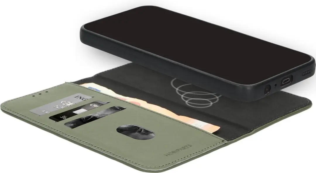 Mobiparts MP-128383 Hoesje Samsung Galaxy A16 - Wallet 2-in-1 - Groen