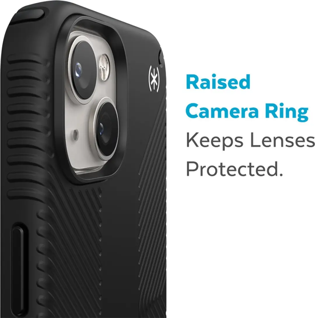 Speck Presidio2 Grip iPhone 15/14 Plus Hoesje - Zwart - 150116-D143 - afbeelding 6 van 6