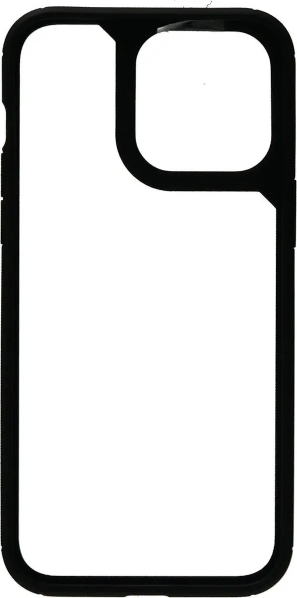 Mobiparts MP-123041 Rugged Hoesje iPhone 14 Pro Max - Zwart Transparant
