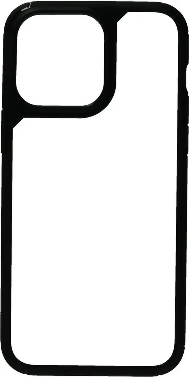 Mobiparts MP-123041 Rugged Hoesje iPhone 14 Pro Max - Zwart Transparant - afbeelding 6 van 6