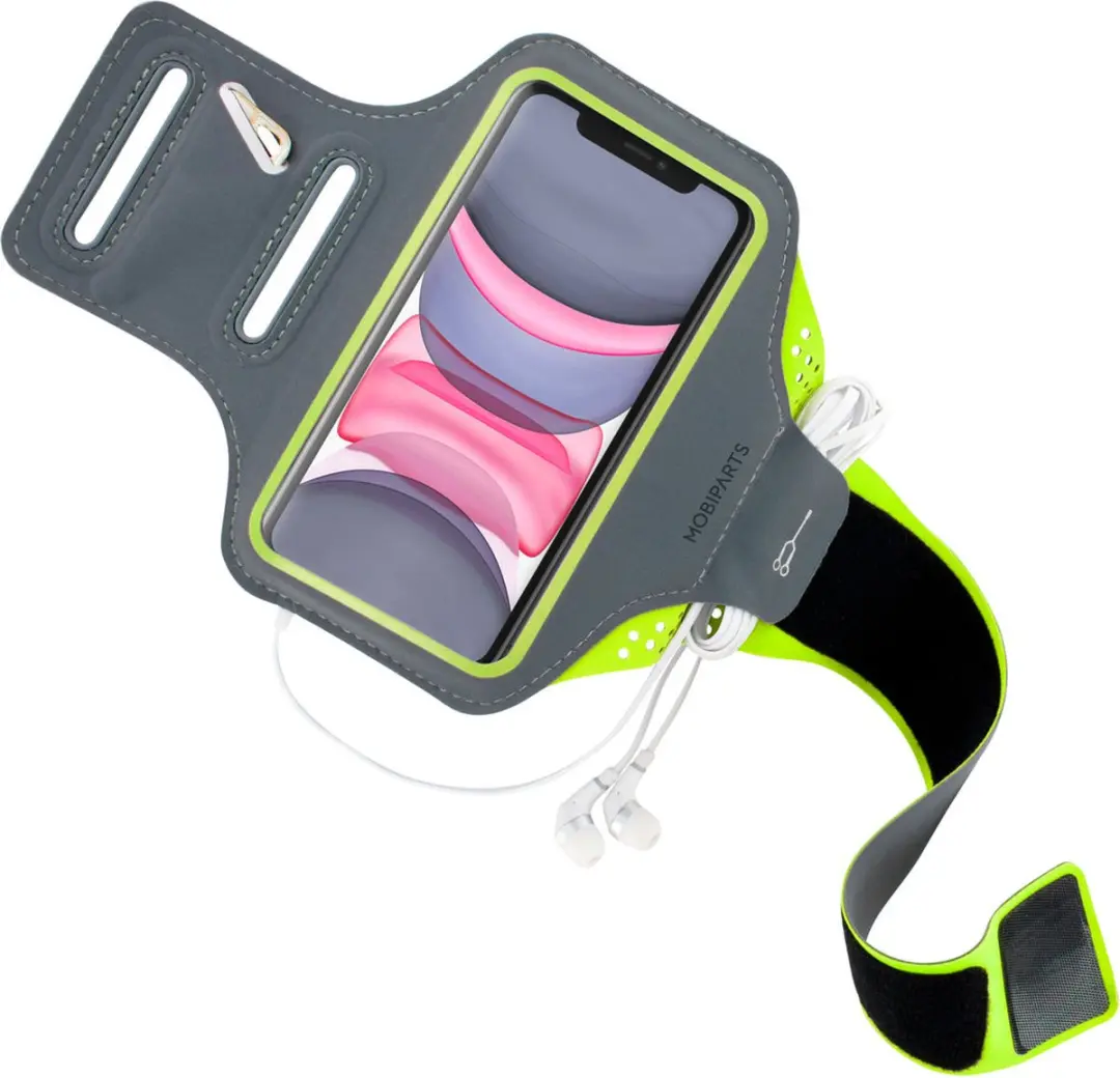 Mobiparts Hardloop Sportarmband MP-102508 - Apple iPhone 11 Groen