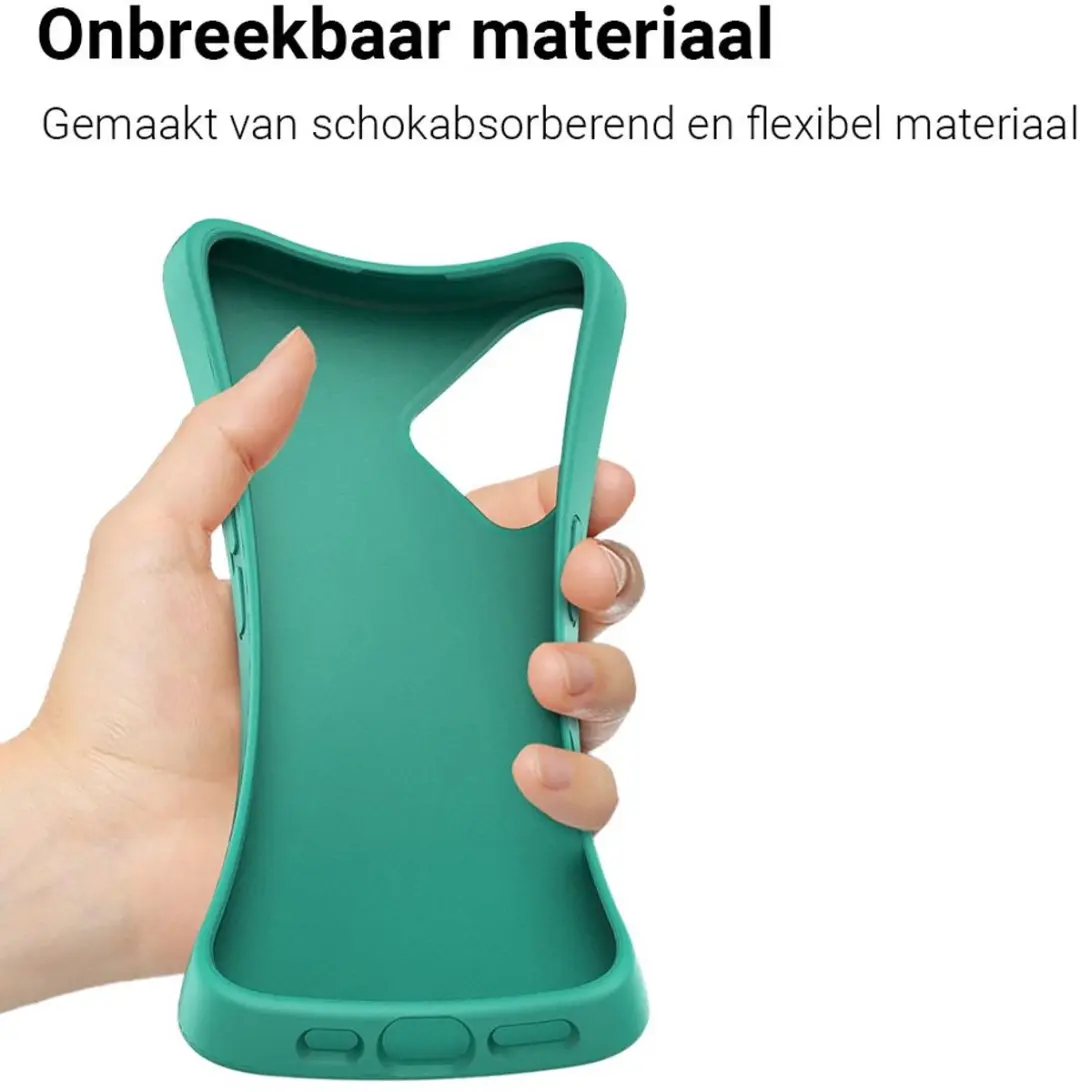 MobiQ Flexibel Eco Hoesje iPhone 17 46-01182 - Turqoise