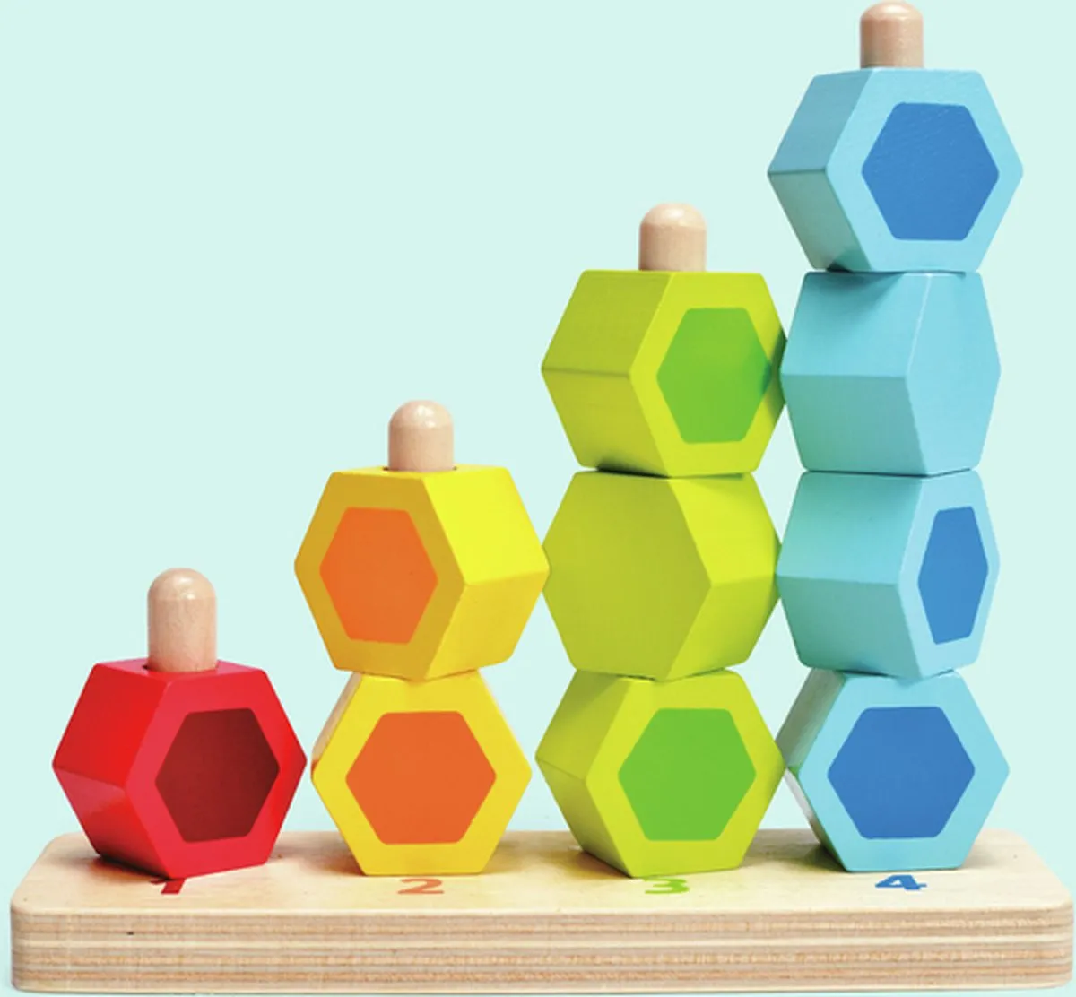 Hape Houten Tel en Stapel Spel 301061