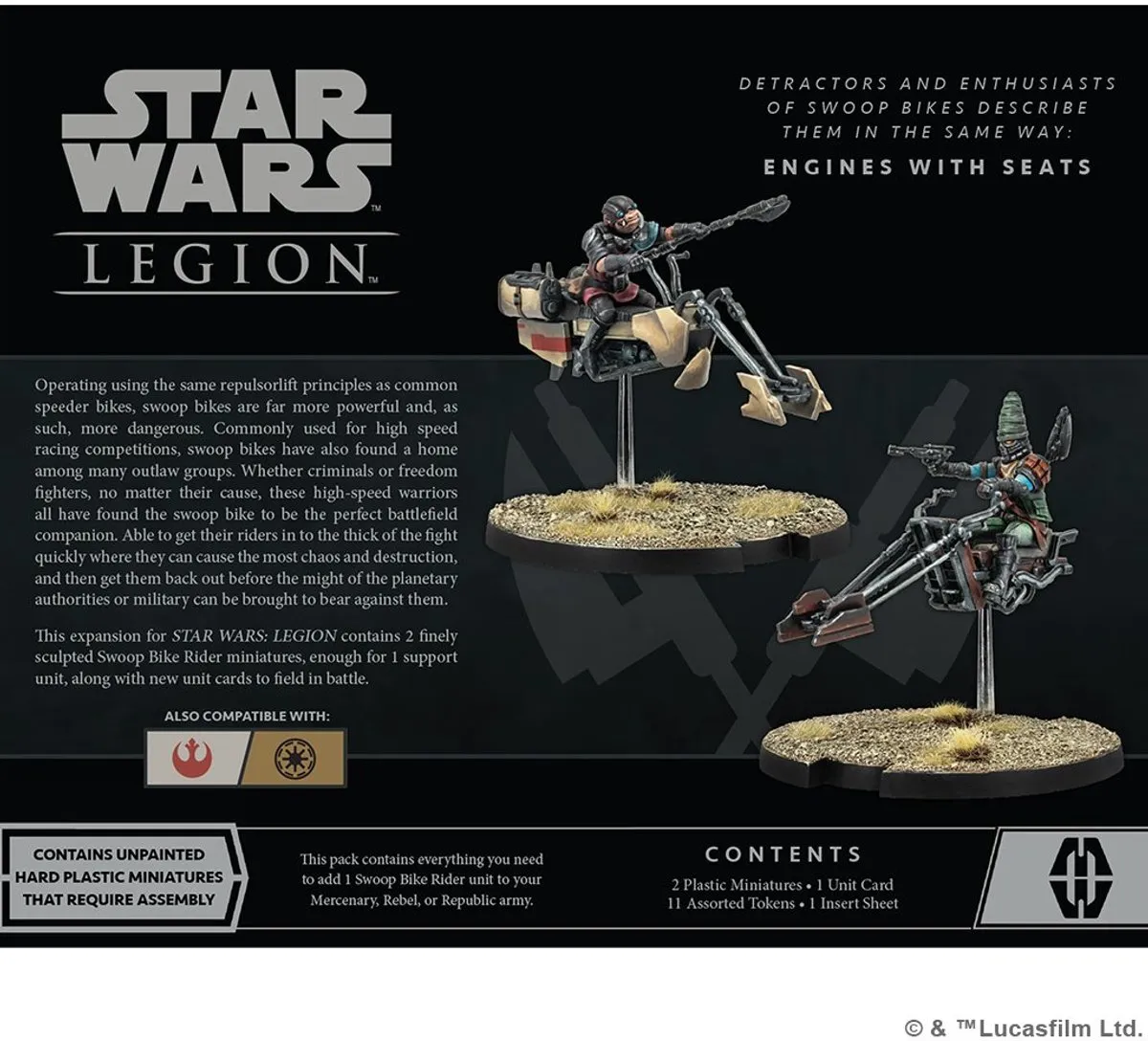 Star Wars Legion Swoop Bike Raiders - 4 Spelers