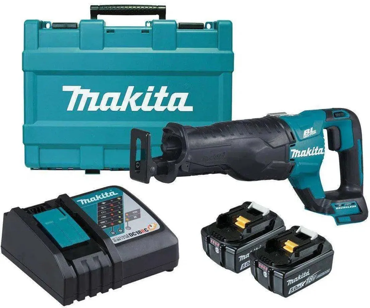 Makita DJR187RTE 18V Reciprozaag - 2x 5000mAh