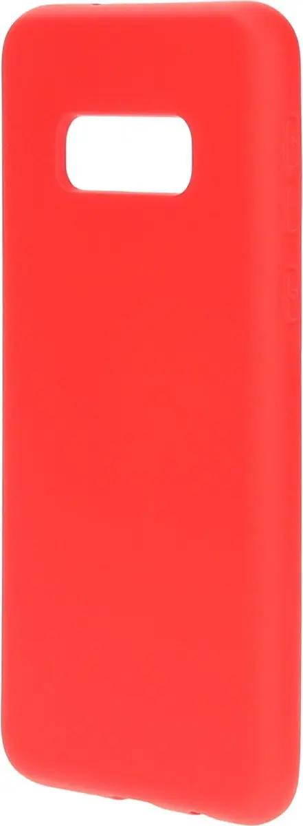 Mobiparts Hoesje Samsung Galaxy S10e Siliconen - Rood MP-96145