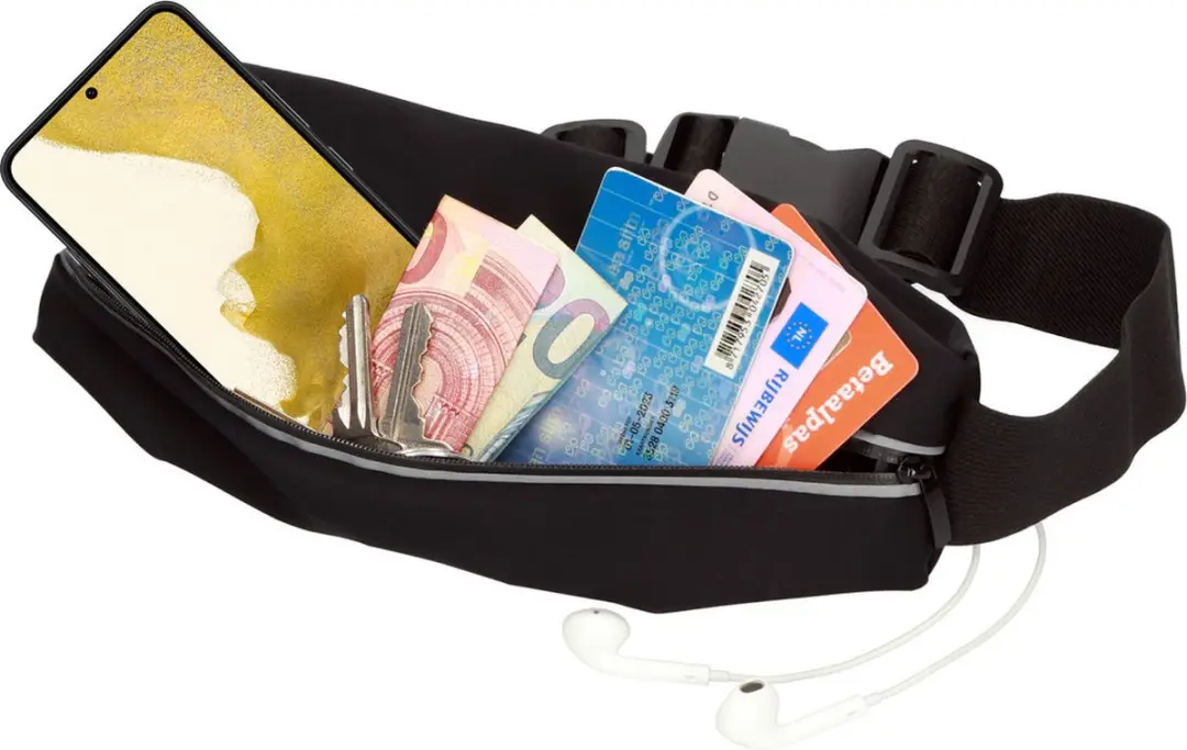 Mobiparts Comfort Fit Sport Belt MP-121816 - Zwart