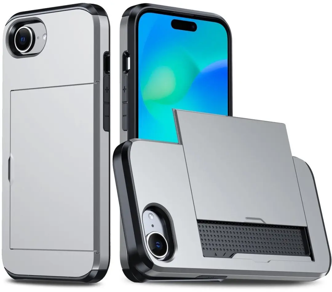 MobiQ iPhone 16e Pashoesje Grijs