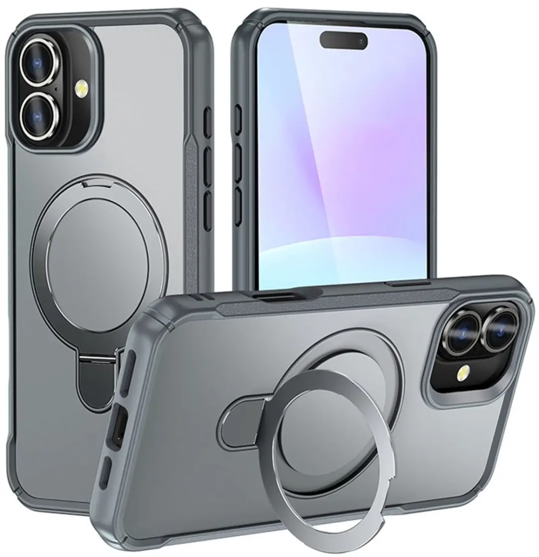 MobiQ Magnetisch Ringstand MagSafe Hoesje iPhone 17