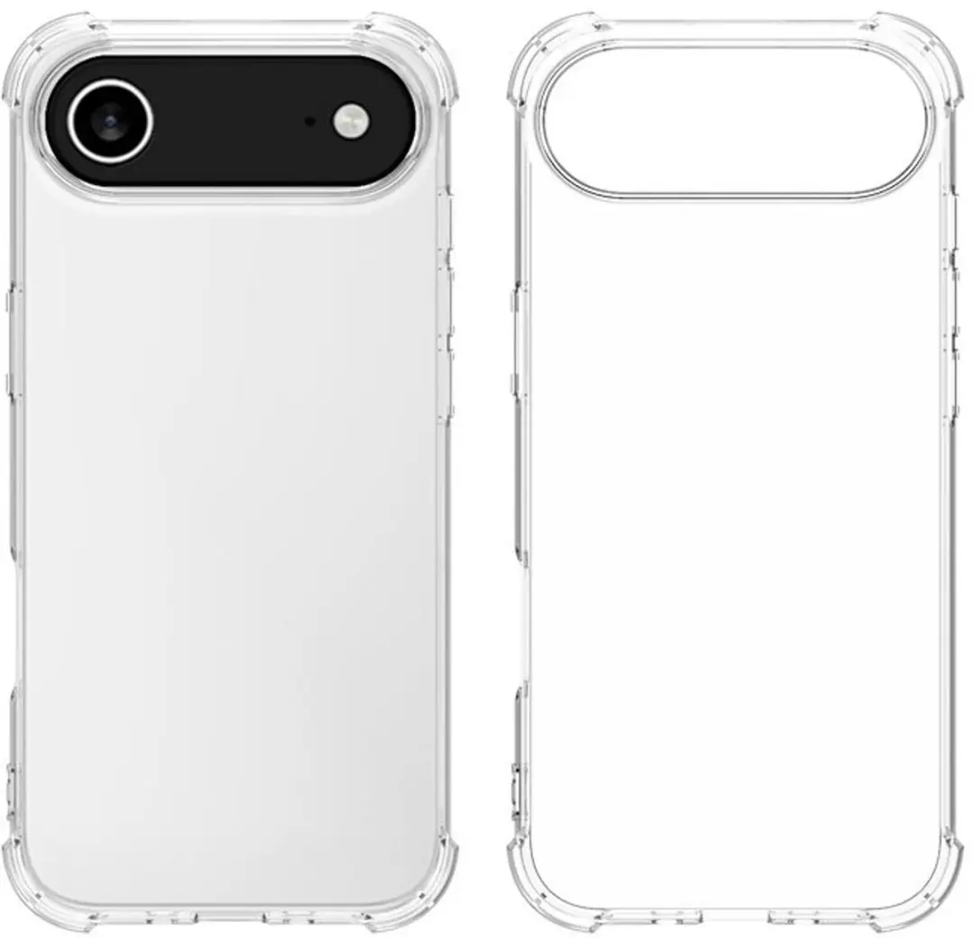 MobiQ 46-01237 iPhone 17 Air Hoesje - Transparant
