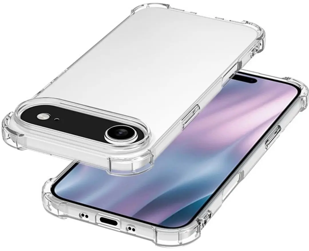 MobiQ 46-01237 iPhone 17 Air Hoesje - Transparant