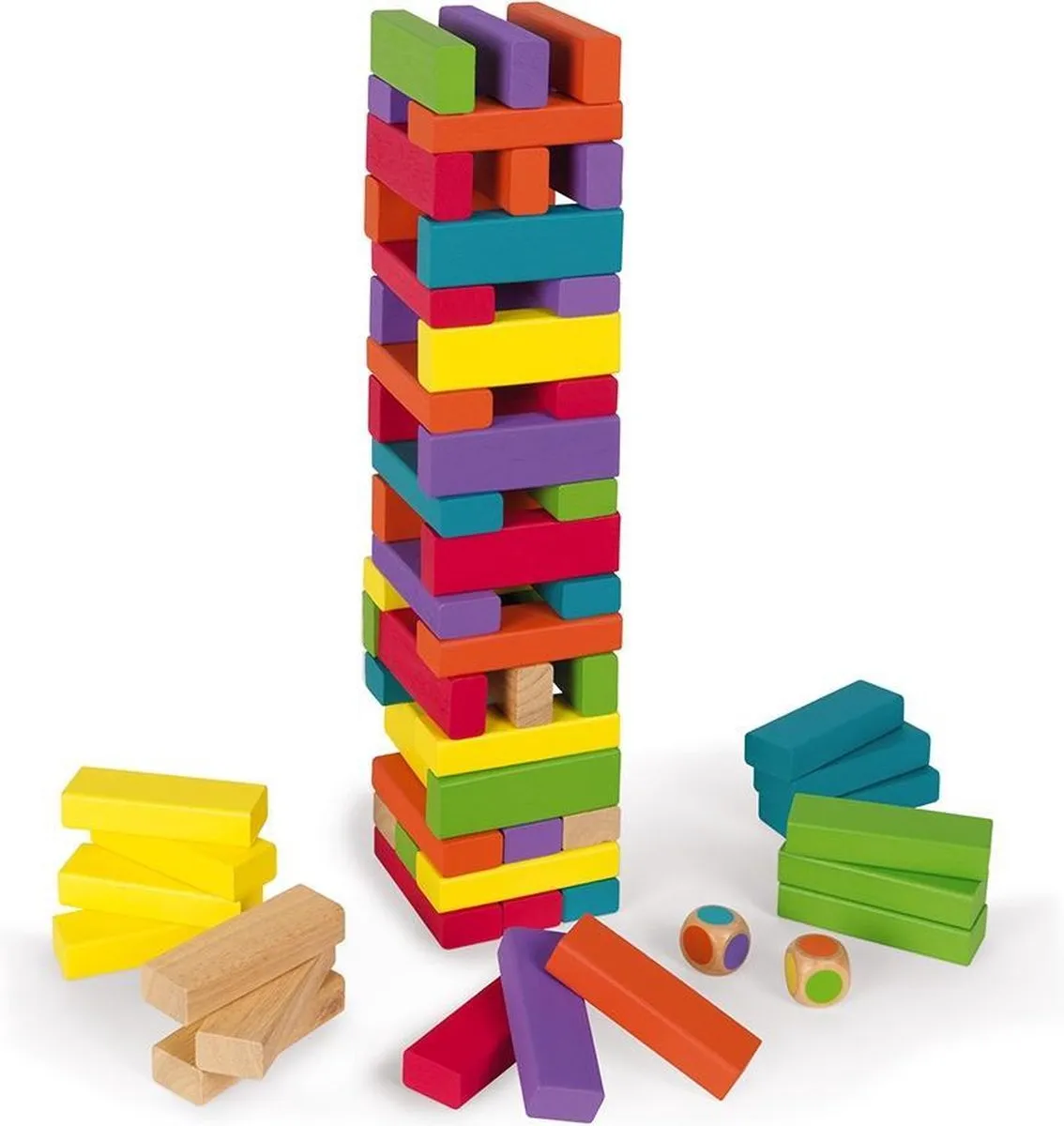 Janod Equilibloc Evenwichtstoren 2012 - Leerspel - 2-4 Spelers