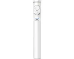 Telesin Selfiestick Statief 130cm - Wit - Auto-open + Bluetooth Remote
