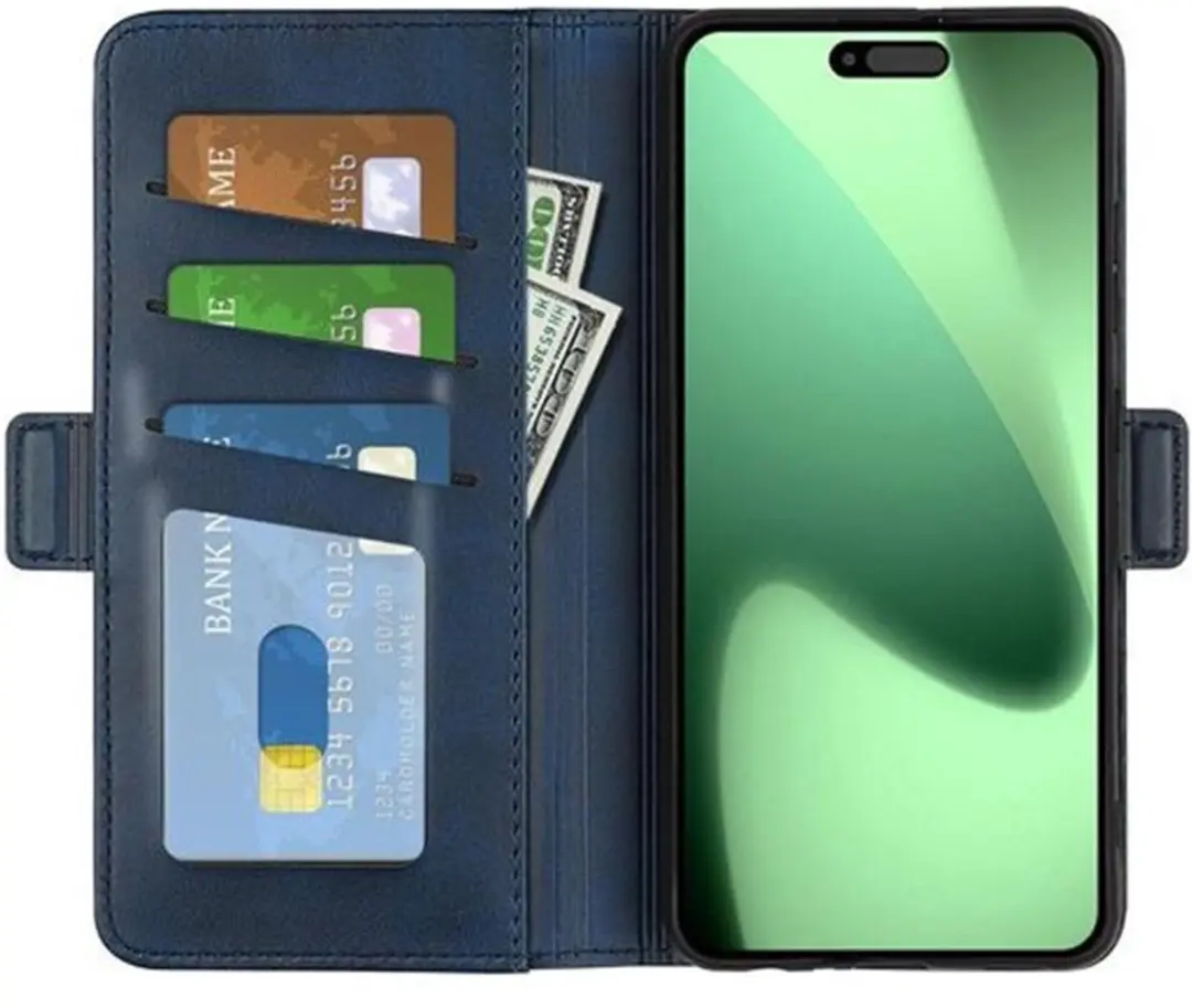 MobiQ PU Lederen Wallet Hoesje 46-01379
