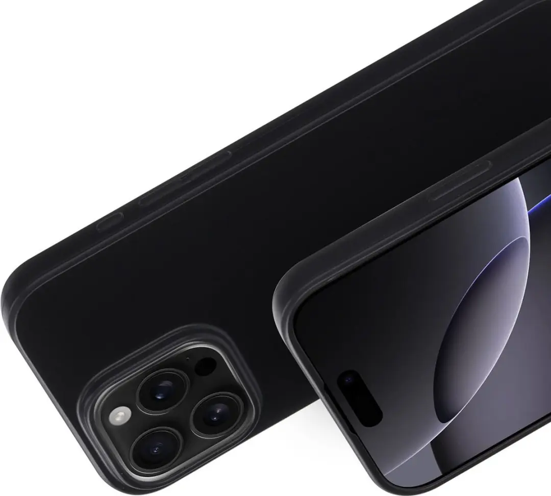 Mobiparts MP-127188 Hoesje iPhone 16 Pro Max - Zacht TPU - Zwart