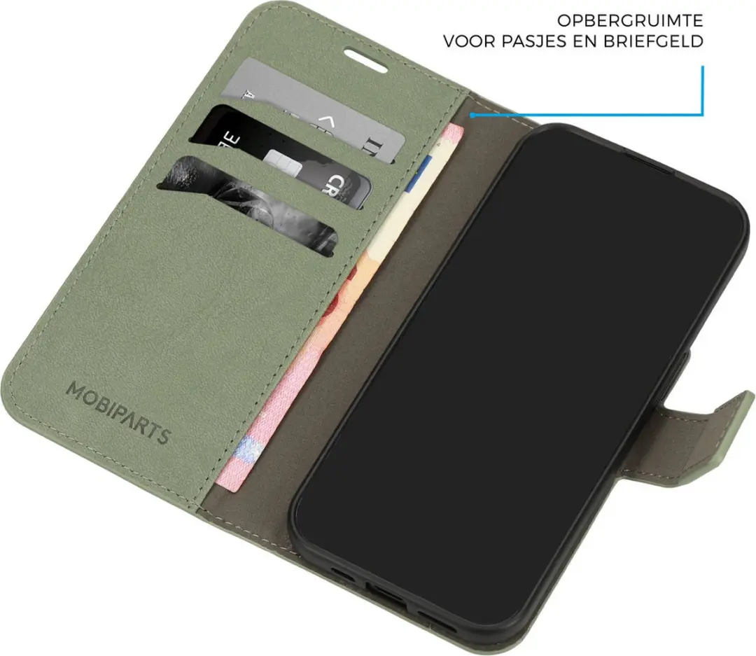 Mobiparts MP-125661 Hoesje Samsung Galaxy A15 - Wallet - Groen