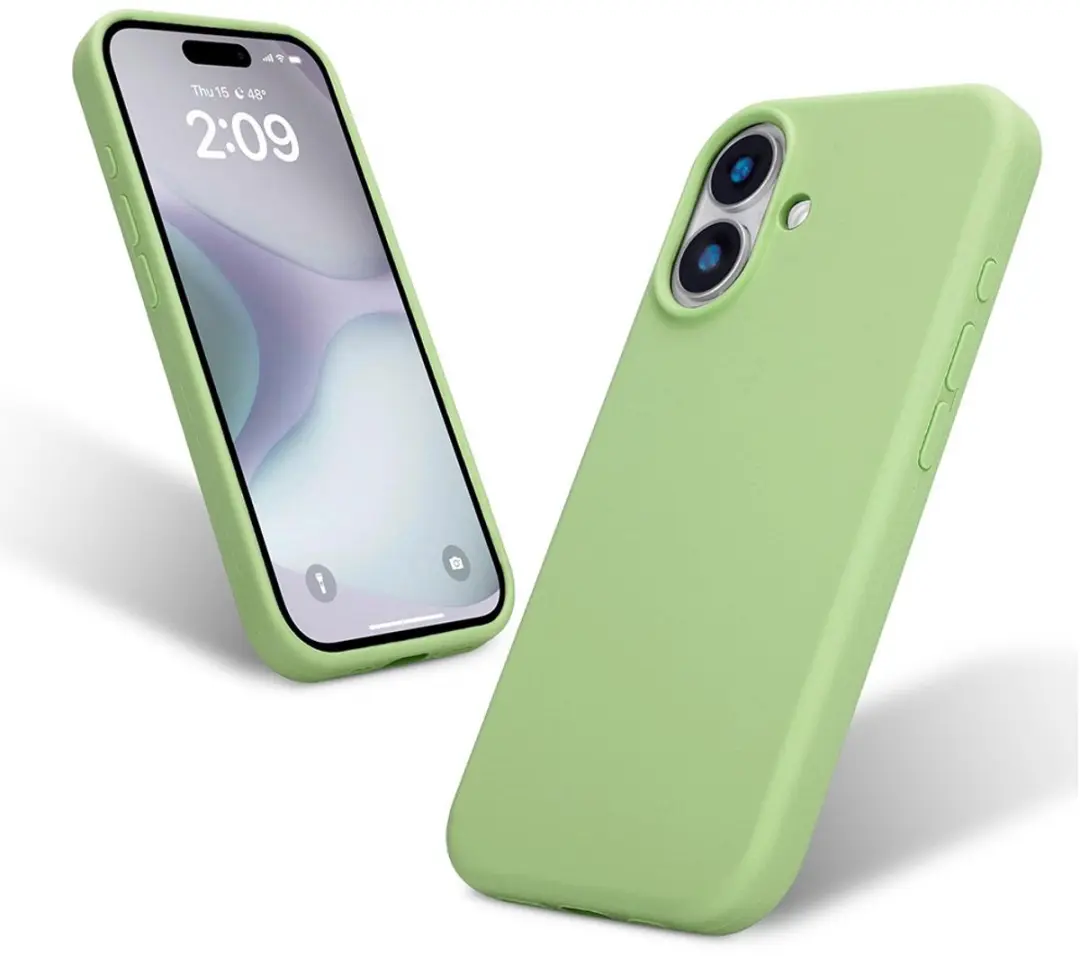 MobiQ Liquid Silicone Hoesje iPhone 16 Plus