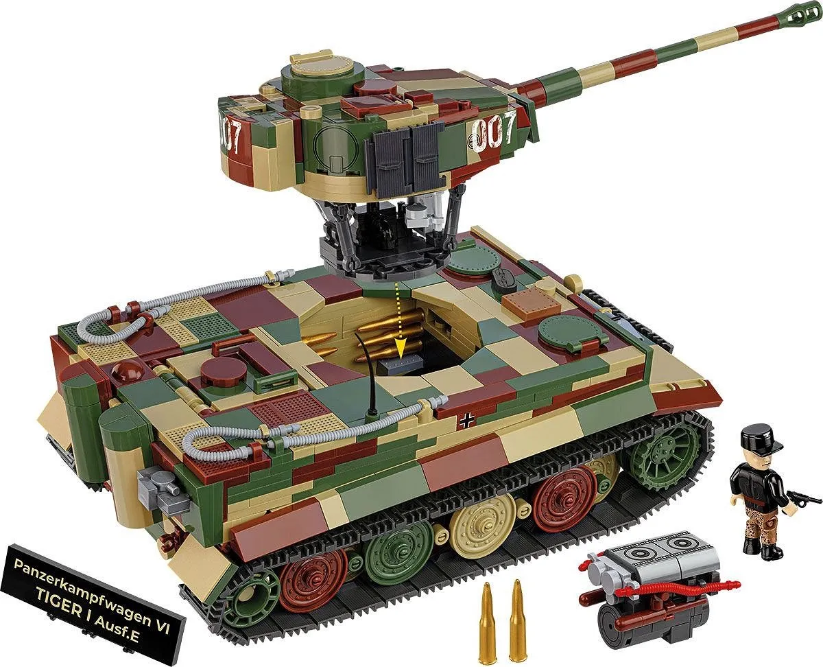 Cobi Tiger I Ausf. Executive 1207 Stukken - Meerkleurig