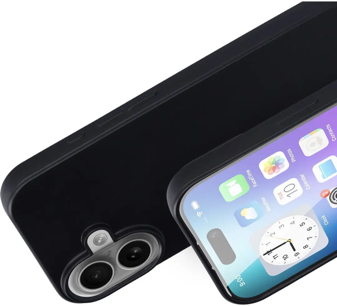 Mobiparts MP-129960 Hoesje iPhone 17 - Zacht TPU - Zwart