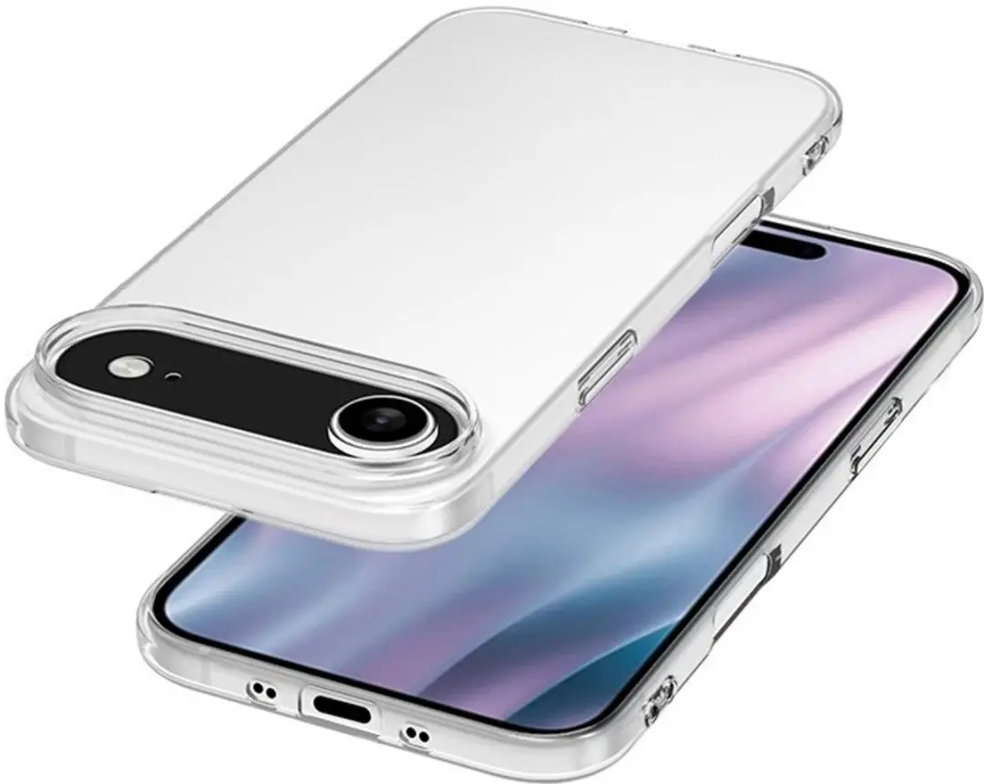 MobiQ iPhone 17 Air Hoesje TPU 46-01236 - Transparant