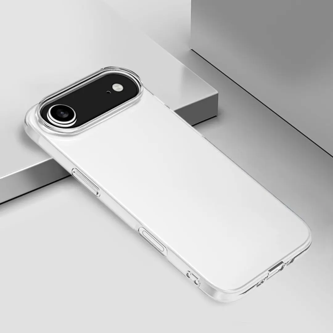 MobiQ iPhone 17 Air Hoesje TPU 46-01236 - Transparant