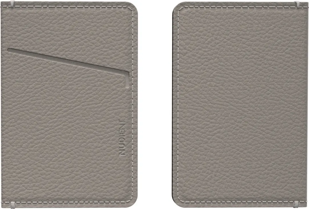 Nudient Card Holder Leather Clay IPNNN-WACB - Beige