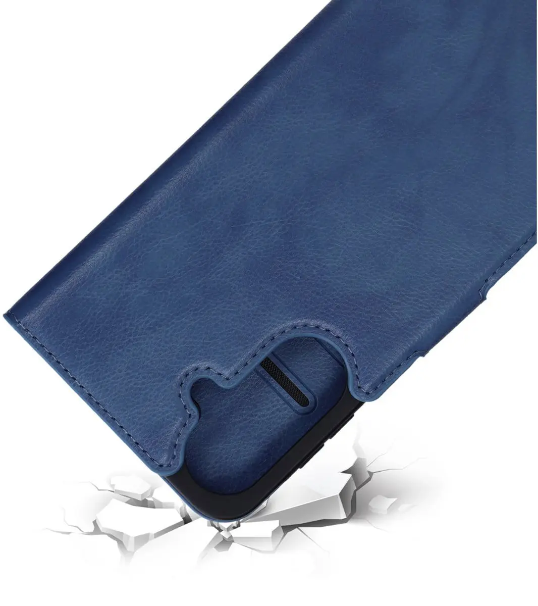 Mobiparts MP-100058 Hoesje Samsung Galaxy A37 - Wallet - Blauw