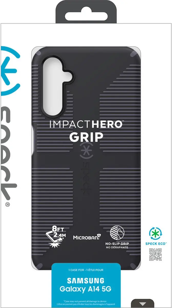Speck Impact Hero 150350-3134 Hoes Samsung Galaxy A14 5G - Zwart