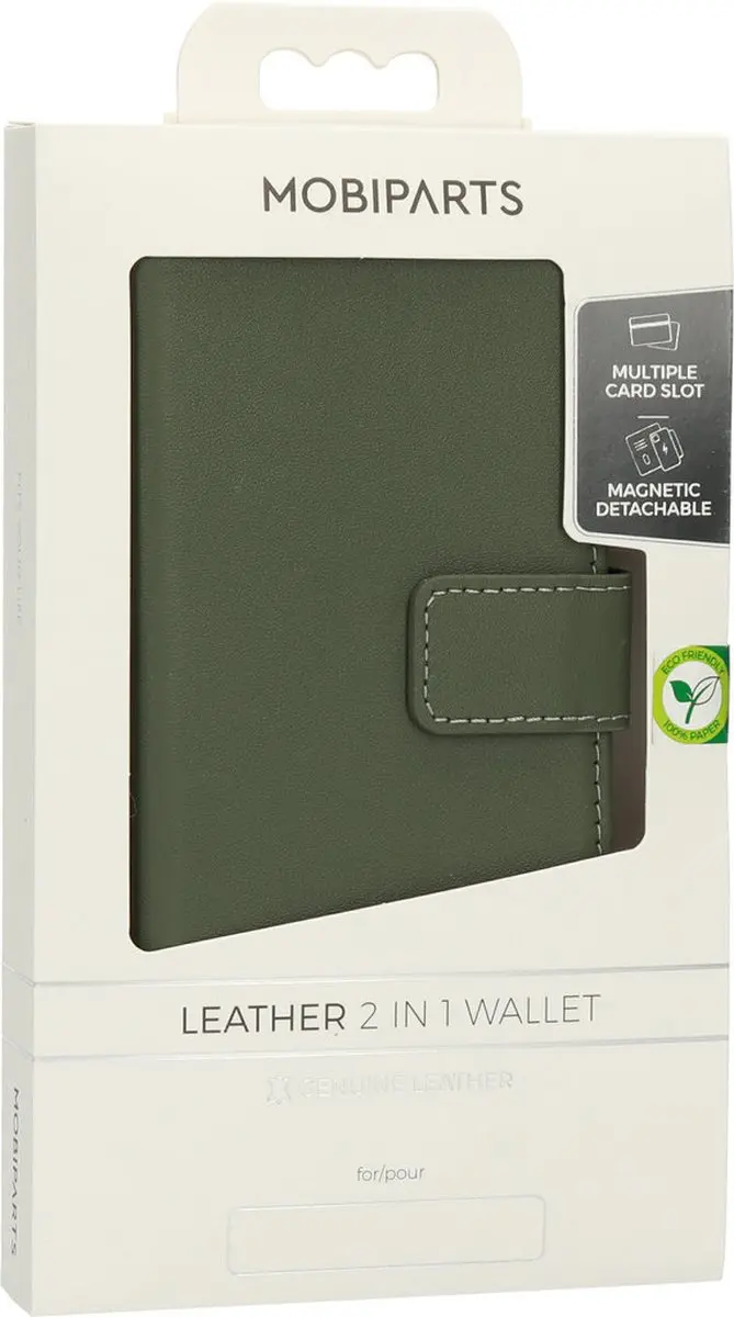 Mobiparts MP-124262 Hoesje Samsung Galaxy A14 Wallet 2-in-1 - Groen