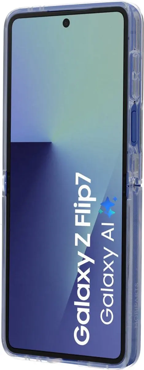 Mobiparts MP-129900 Hoesje Samsung Galaxy Z Flip 7 - Hardcover MagSafe - Transparant