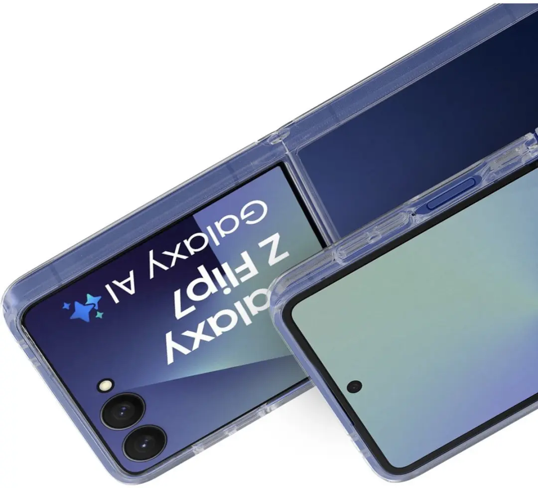 Mobiparts MP-129900 Hoesje Samsung Galaxy Z Flip 7 - Hardcover MagSafe - Transparant