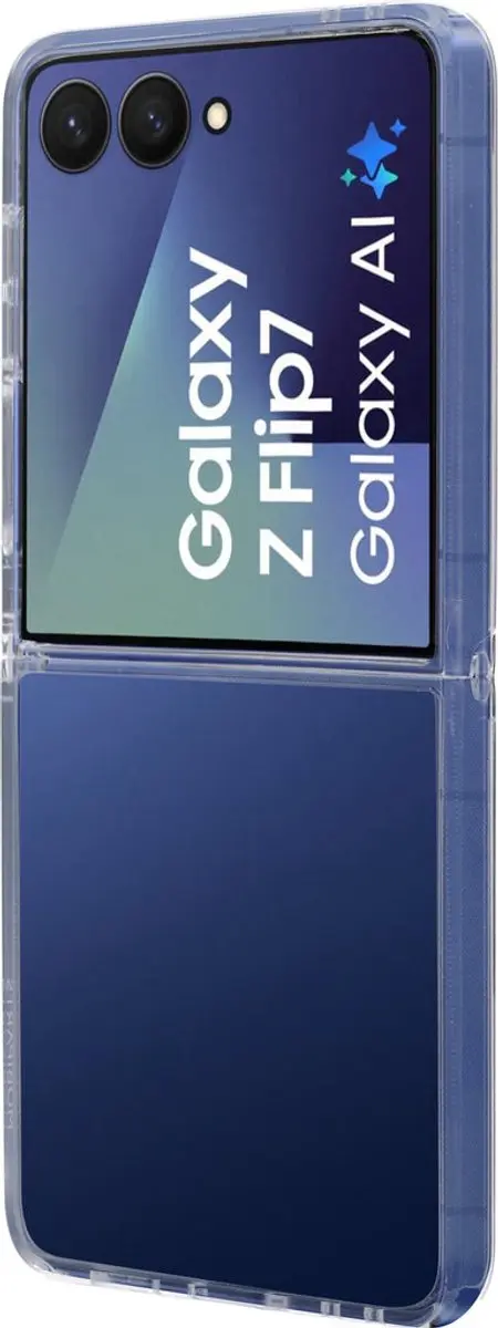 Mobiparts MP-129900 Hoesje Samsung Galaxy Z Flip 7 - Hardcover MagSafe - Transparant