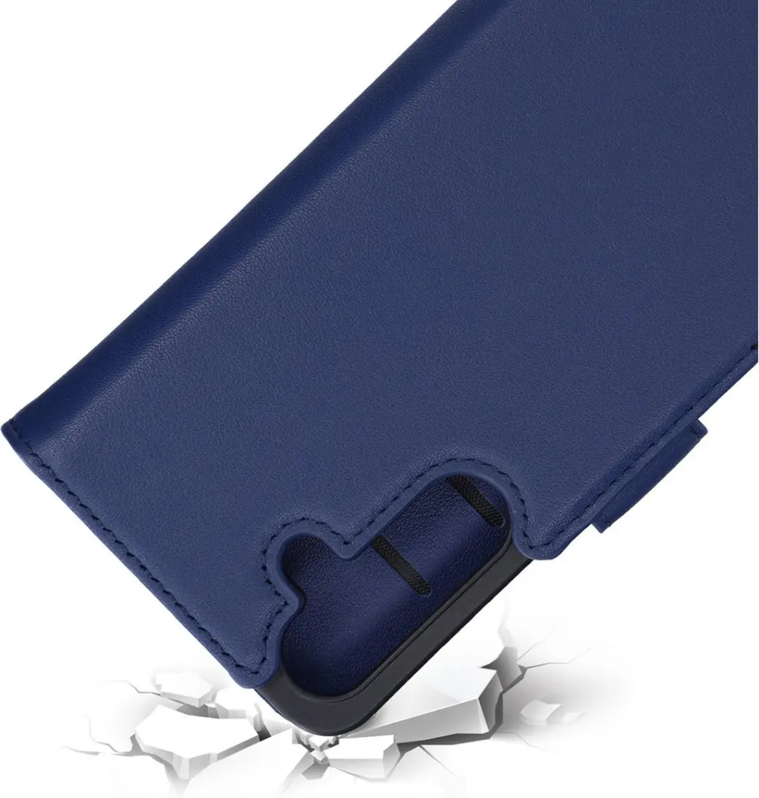 Mobiparts MP-128798 Leather Wallet Case - Samsung Galaxy S25 - Blauw
