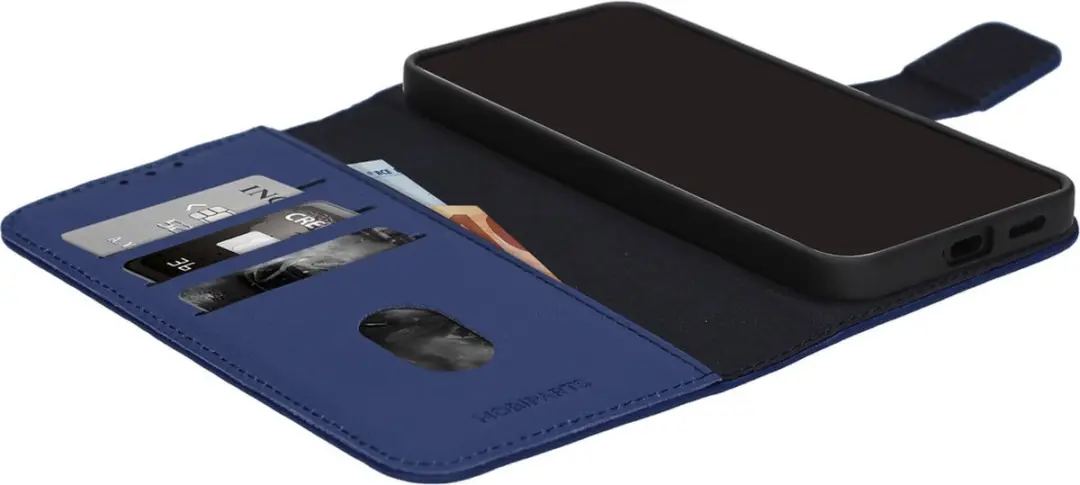 Mobiparts MP-128798 Leather Wallet Case - Samsung Galaxy S25 - Blauw