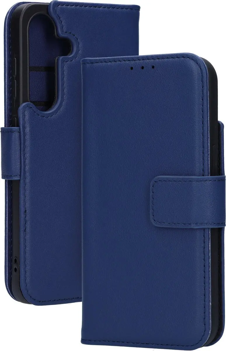Mobiparts MP-128798 Leather Wallet Case - Samsung Galaxy S25 - Blauw