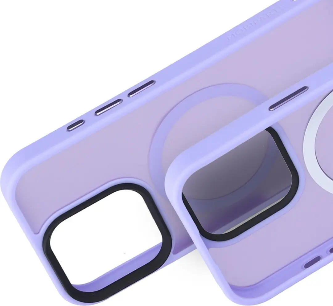 Mobiparts MP-127219 Hoesje iPhone 16 Pro - MagSafe - Roze Paars