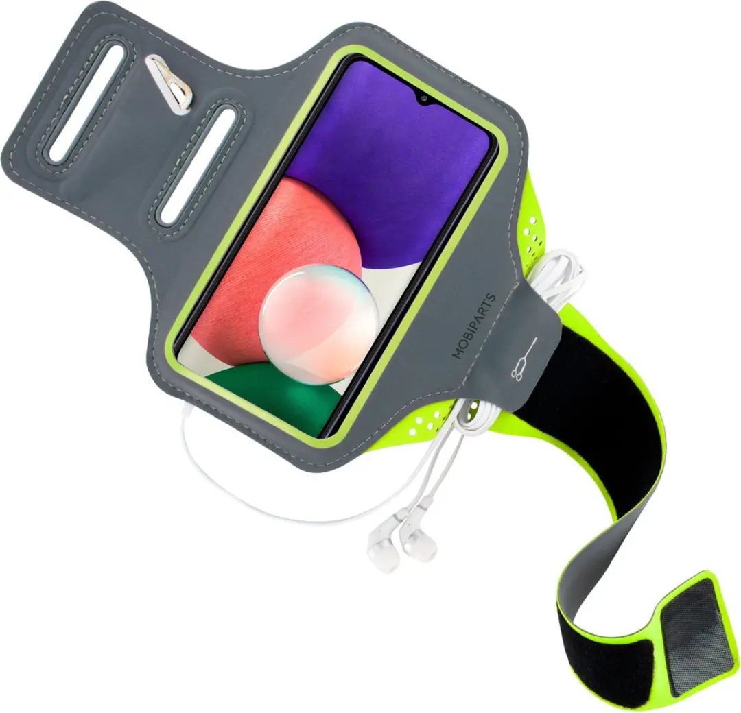 Mobiparts Hardlooparmband MP-117643 - Groen - 5 Pasjes