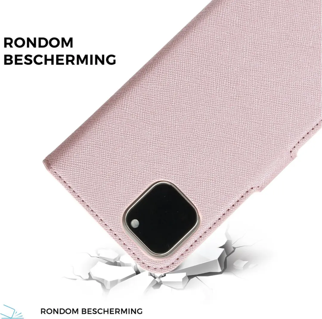 Mobiparts Saffiano Wallet Hoesje iPhone 11 Pro MP-5002750 - Roze