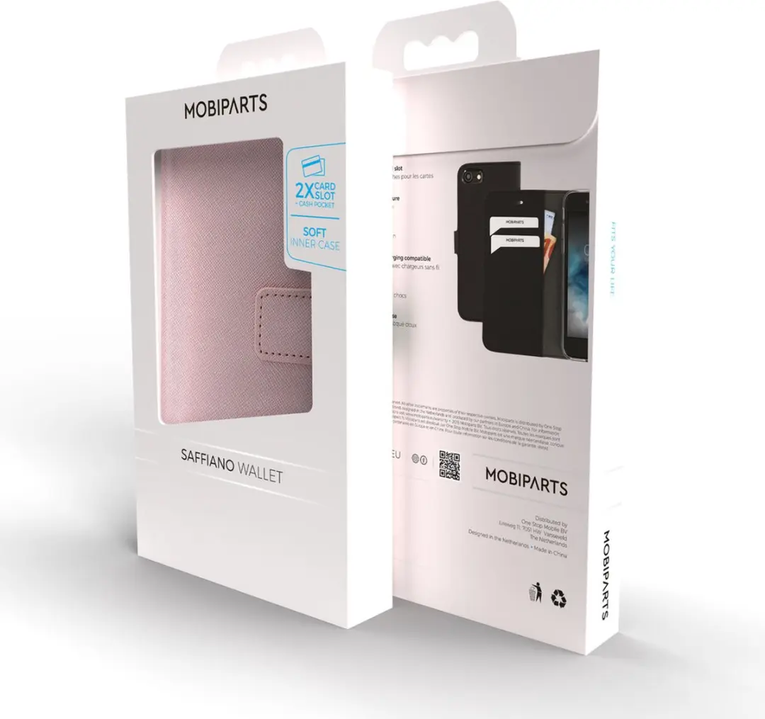Mobiparts Saffiano Wallet Hoesje iPhone 11 Pro MP-5002750 - Roze