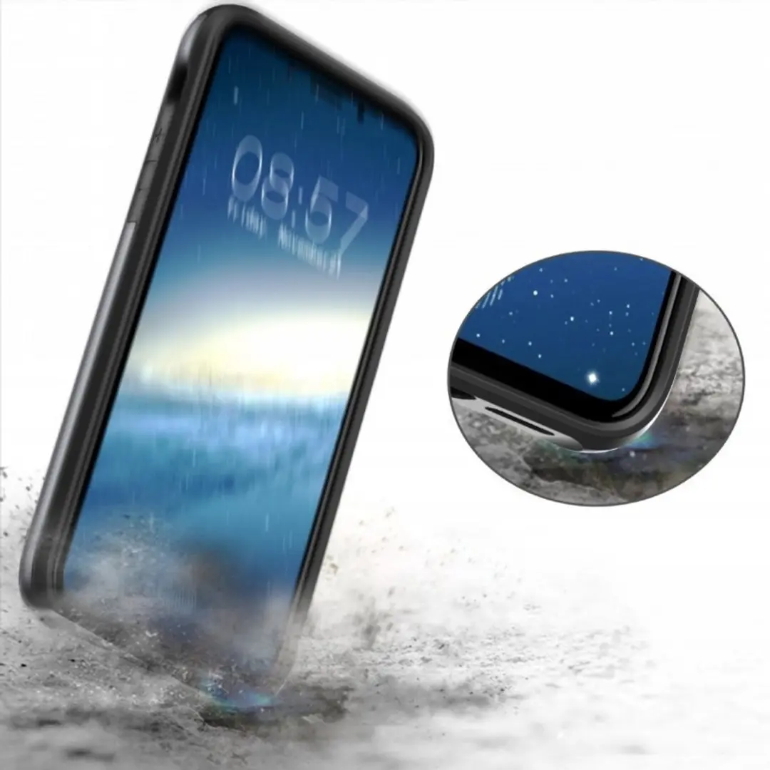 MobiQ Pashoesje iPhone XR - 2 Pasjes - Goud