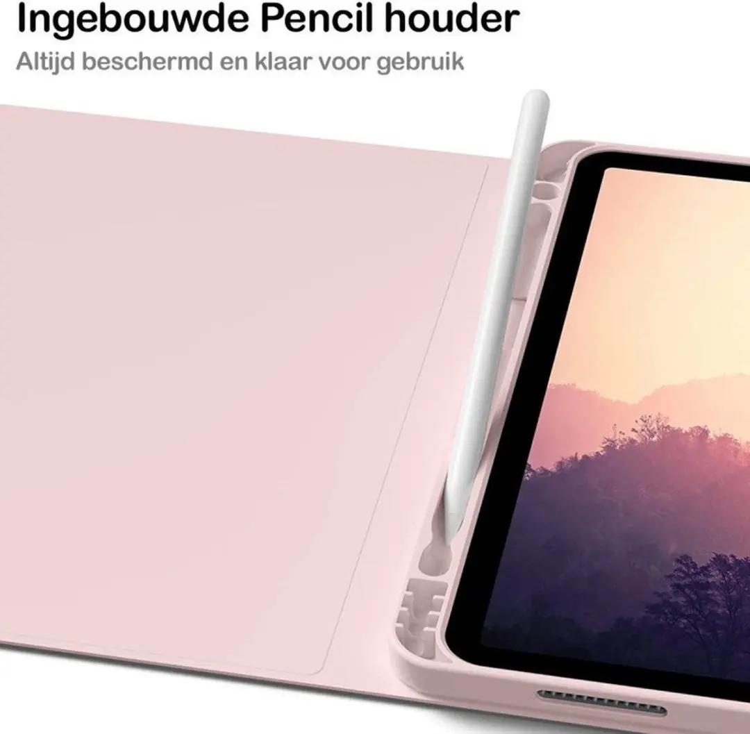 MobiQ iPad Mini 8.3" Toetsenbordhoes - Roze - Bluetooth
