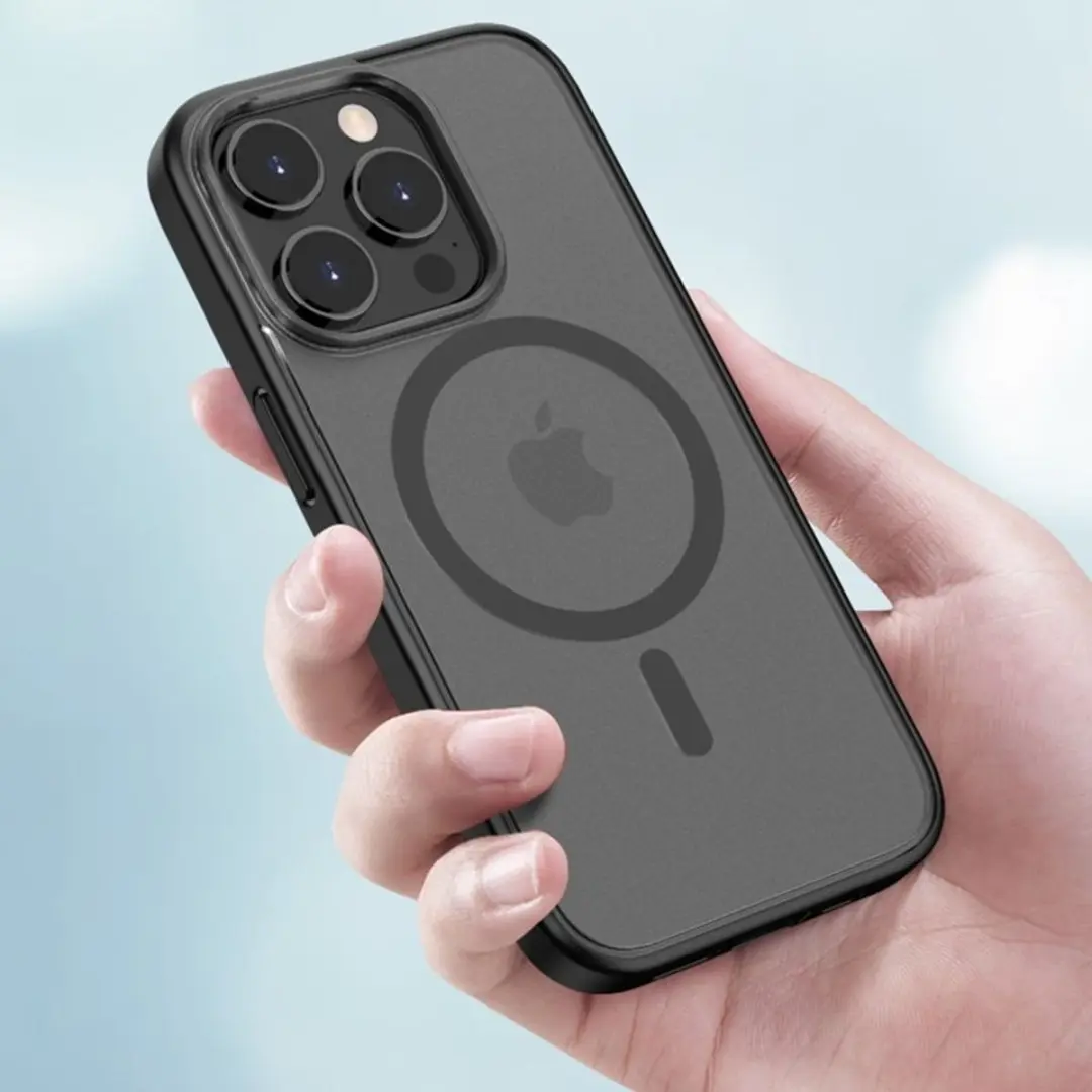 MobiQ Magneet Hoesje iPhone 16 Pro 46-00358 - Zwart